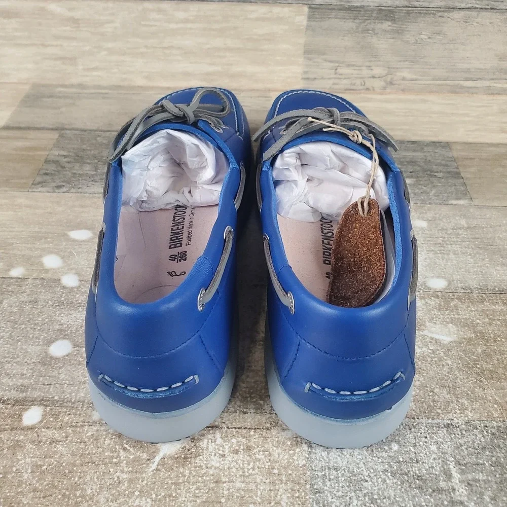 Birkenstock Tennessee Womens Boat Shoes Sz 5 EU 36 Regular Lace Up Loafers‎
